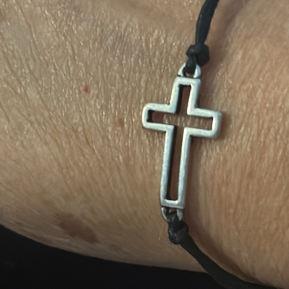 Corded Cross &Beads Bracelet - Picture 4 of 5
